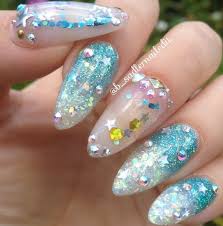 Family Parenting Pet And Lifestyle Tips That Bring Us Closer Together Aquarium Nails Clear Glitter Nails Acrylic Summer Nails Almond
