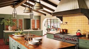 Prior to renovation, the kitchen was on the opposite side of the room; Marilyn Monroe Frequented Events Held At This Elegantly Restored 1930s Los Angeles Residence Architectural Digest