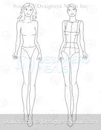 Free Fashion Sketches 120 Original Fashion Croquis Figure Templates They can not be resold, redistributed, and republished as is digitally or in print. original fashion croquis figure templates