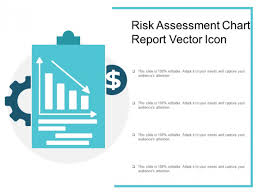 Risk Assessment Chart Report Vector Icon Ppt Powerpoint