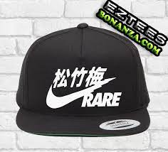 Kyc Vintage Vtg Rare Air Nike Japan Snapback Hat Rare Black Fast Us Shipping Hats Snapback Hats Nike Air