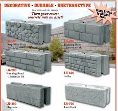The walls are designed and constructed as either gravity retaining walls (conventional) or reinforced soil retaining walls. Leonard Marr Inc Block Forms Decorative Liners Wall Landscape Concrete Block Mold Concrete Decor Decorative Concrete Walls Decorative Concrete Blocks