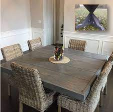 Farm House Table Dining Table Square Farm Table Square Etsy Rustic Dining Room Table Square Dining Room Table Rustic Dining Room