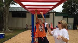 Saucier Elementary students put new fitness equipment to the test