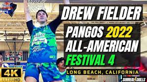 Drew Fielder CLASS of '23 (GEORGETOWN COMMIT) at Pangos All-American Fest 4  in Long Beach, CA 🏀💯 4K