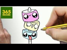 Si Vous N Aimez Pas La Guimauve Du Milieu Vous Pouvez La Customiser Guimauves Dessin Kawaii 365 Dessins 365 Dessins Kawaii