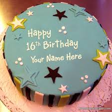 My dearest friend, today is your birthday, and i look forward all year to celebrating this day with you. Elegant 16th Birthday Cake With Name