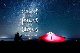 Wanderlust Inspirational Quote Go Out And Paint The Stars Vincent Van Gogh Posters By Keith Sanders Buy Posters Frames Canvas Digital Art Prints Small Compact Medium And Large Variants