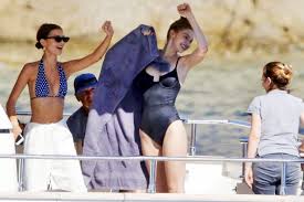 One piece swimsuits and sling bikinis. Stars In Sexy Bathing Suits Celebrities In One Piece Swimsuits