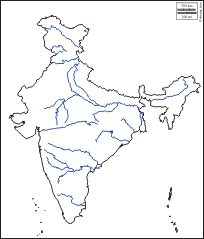 Male holds flag of india, everyone. Blank Physical Map Of India From I 6 India Map China Map Map