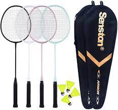 That's why there are badminton sets on the market which offer all the accessories and equipment necessary to set up a court anywhere you like. Senston Badmintonschlager 4er Pack Badminton Set Inkl 2 Badminton Tasche 4 Schlager 4 Nylon Badminton Amazon De Sport Freizeit