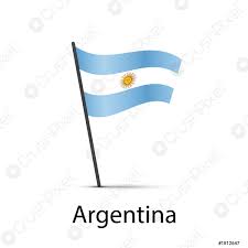 Coat of arms of argentina. Argentiniens Flagge Auf Mast Infografik Element Auf Wei Stock Vektorgrafi Crushpixel