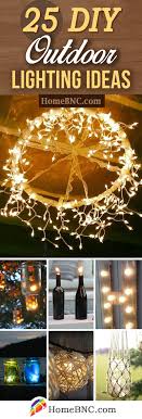 34 beautiful diy chandelier ideas that will light up your home with over 30 beautiful examples of a diy chandelier, we show you how to easily add a little something special to any area in your see more ideas about diy, diy light fixtures, diy lighting. 25 Best Diy Outdoor Lighting Ideas And Designs For 2020