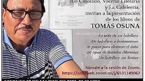 El escritor Tomás Osuna Sánchez presentará 5 de sus libros en San Luis Río  Colorado