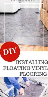 Then, your surface will be ready for vinyl installation. How To Install Floating Vinyl Flooring Over Old Floors Simply2moms