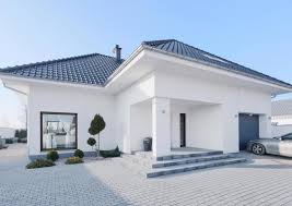 Pin Von Oana Auf Https Www Fenster Baustoffe Com Vorplatz Hauswand Bungalow Haus Design