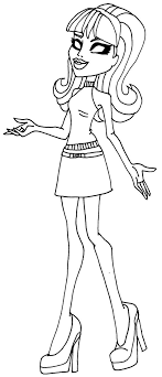 Style hair, clothes and nails for your favorite monster high ghouls! Pin On Coloring Pages Of Epicness