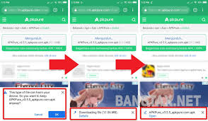 Meskipun aplikasi overhot tidak tersedia di google play. Klik Film Apkpure