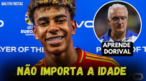 LAMINE YAMAL PROVA PARA O BRASIL QUE IDADE NÃO IMPORTA