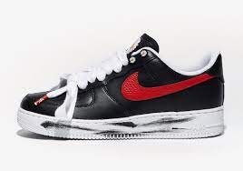Air force 1 low uv reactive swoosh. Peaceminusone Nike Air Force 1 Para Noise Korea Exclusive Red Swoosh Sneakernews Com