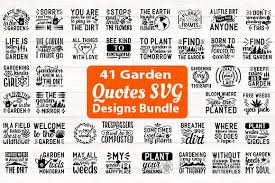 Resize svg images for free. Garden Design Bundle Graphic By Design Store Creative Fabrica