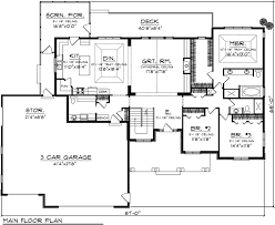 Search our plans by square feet and best sellers! First Floor Plan Craftsman Ranch Traditional House House Plans 87125