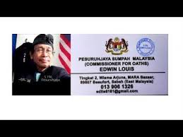 Di kiri, sek rendah kim seng, melalui sek men convent, dan hospital bukit mertajam, tiba stesen minyak petron, belok kanan, ada cabang jalan, ikut lorong kanan. Pesuruhjaya Sumpah Beaufort Sabah Youtube