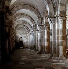 A Romanesque Church Interior Romanesque Romanesque Art Romanesque Architecture