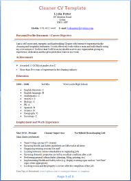 Check spelling or type a new query. Cleaner Cv Template Tips And Download Cv Plaza