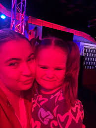 Scarlett enjoying the skyline gang show 2 weeks ago 🥰 the kids are already  asking when we are coming again x