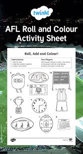 This Simple But Fun Activity Sheet Is Great For Encouraging Your Children To Practise Addition Using Numbers Football Activity Color Activities Activity Sheets
