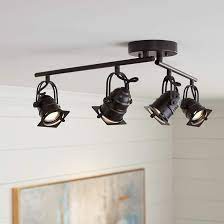 Hamilton 4 Light Swing Arm Bronze Led Track Fixture 3t192 Lamps Plus In 2021 Led Track Lighting Track Lighting Fixtures Track Lighting