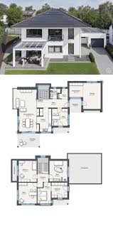 Stadtvilla Grundriss Modern Mit Garage Walmdach Architektur 5 Zimmer 180 Qm Architektur Garage Grundr Ev Dis Tasarimi Ev Zemin Planlari Mimari Tasarim