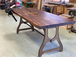 Wrought iron mesh 84''w x 42''d rectangular 8 spoke dining table with umbrella hole. Industrial Modern Cast Iron Dining Table Bases Desk Bases Coffee Table And Bench Furniture Cincinnati Facebook Marketplace Facebook