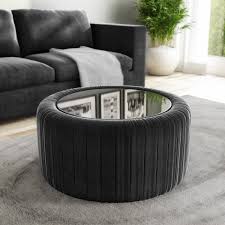 Its an ottoman, a coffee table, and a storage space, all in one. Dark Grey Velvet Coffee Table With Ottoman Storage Clio Furniture123
