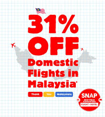Get free airasia malaysia promotion now and use airasia malaysia promotion immediately to get % off or $ off or free shipping. Deal Airasia Offers 31 Off For Domestic Flights In Malaysia
