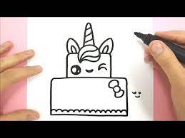 Maybe you would like to learn more about one of these? How To Draw A Unicorn Rainbow Cake Slice Easy And Cute Drawing Aylin Blog Unicorn Drawing Cute Drawings Happy Drawing