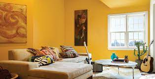 Yellow can be paired with other accent colours and it will still be the centre of attention. Yellow Living Room Ideas And Inspirational Paint Colors Behr