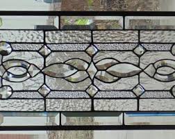 # w31 9 panel stained glass ceiling 10 1/2 ft. Stained Glass Sidelight Or Transom Vintage Style Sidelights Etsy Diy Stained Glass Window Stained Glass Transom Window Stained