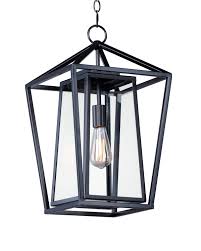 .outdoor pendant lantern | finish: Maxim Artisan Outdoor Pendant Light In Black Lightsonline Com