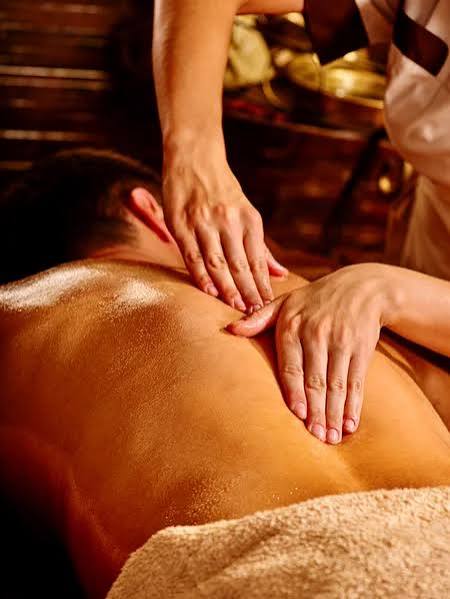 Massage wellness session
