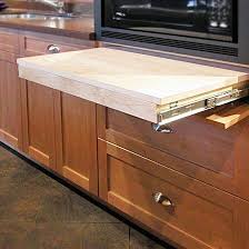 Pull Out Work Surface Available At Superiorcabinet Cabinet Accessories Storage Organize Superior Cabinets Quality Kitchen Cabinets Cabinet Accessories