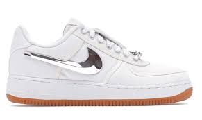 This second travis scott x air force 1 collaboration is dressed in sturdy canvas patches that include shades of brown, lilac, dark navy blue, and scott's cactus jack graphics can be found printed across various panels of the upper. Ù…ØªÙˆØ§Ø¶Ø¹ Ø¨Ø´ÙƒÙ„ Ø­Ø§Ø¯ ÙØ­Ù… Nike X Travis Scott Air Force 1 Resell Cazeres Arthurimmo Com