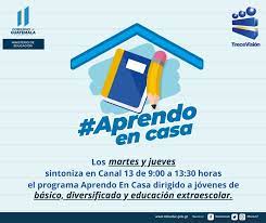 Canal 13 de guatemala (trecevisión) pertenece al grupo de albavisión. Noti7 Aprendo En Casa Se Transmite Por Radio Y Facebook