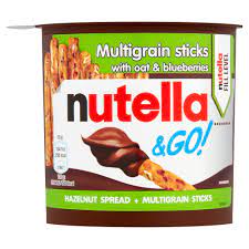 Nutella Go Hazelnut Spread With Cocoa Multigrain Sticks 50g Single Bb Foodservice