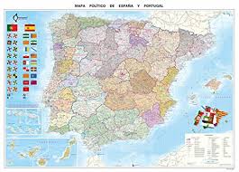 Eis o que precisa de saber 9788493560065 Mapa Politico De Espana 70x100 Abebooks 8493560065