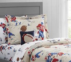 Pottery barn's expertly crafted collections offer a widerange of stylish indoor and outdoor furniture, accessories, decor and more, for every room in your home. Vintage Football Kids Duvet Cover Pottery Barn Kids