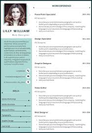 Web Designer Cv Template With Job Description Templates Powerpoint Presentation Slides Template Ppt Slides Presentation Graphics