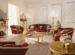 Warm colors in a living room. Classic Wood Dining Room Handmade Luxury Furniture