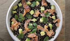 Recette Avocat Saumon Fume Et Lentilles Beluga Sesame 750g Lentilles Beluga Recette Avocat Saumon Fume